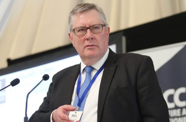 Roger Hirst speaking at conference
