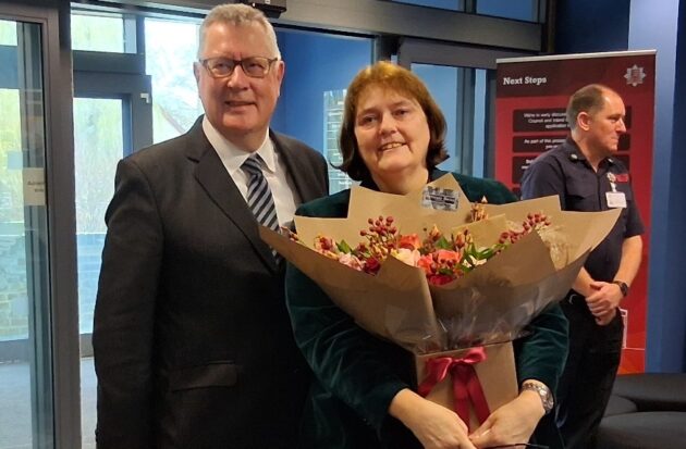 Commissioner Roger Hirst with Deputy PFCC Jane Gardner