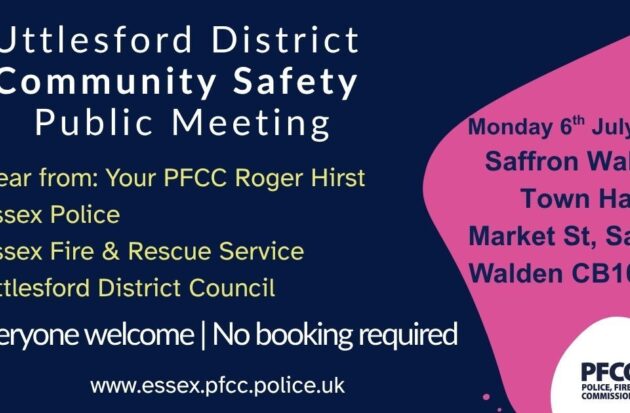 Notice for Uttlesford district PFCC meeting