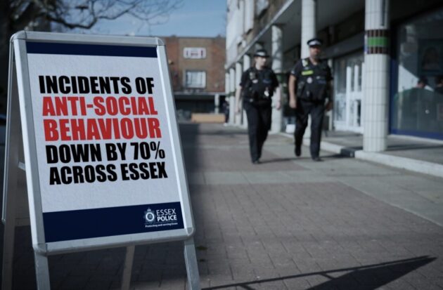 Clipboard featuring headline that ASB incidents in Essex are down by over 70 per cent